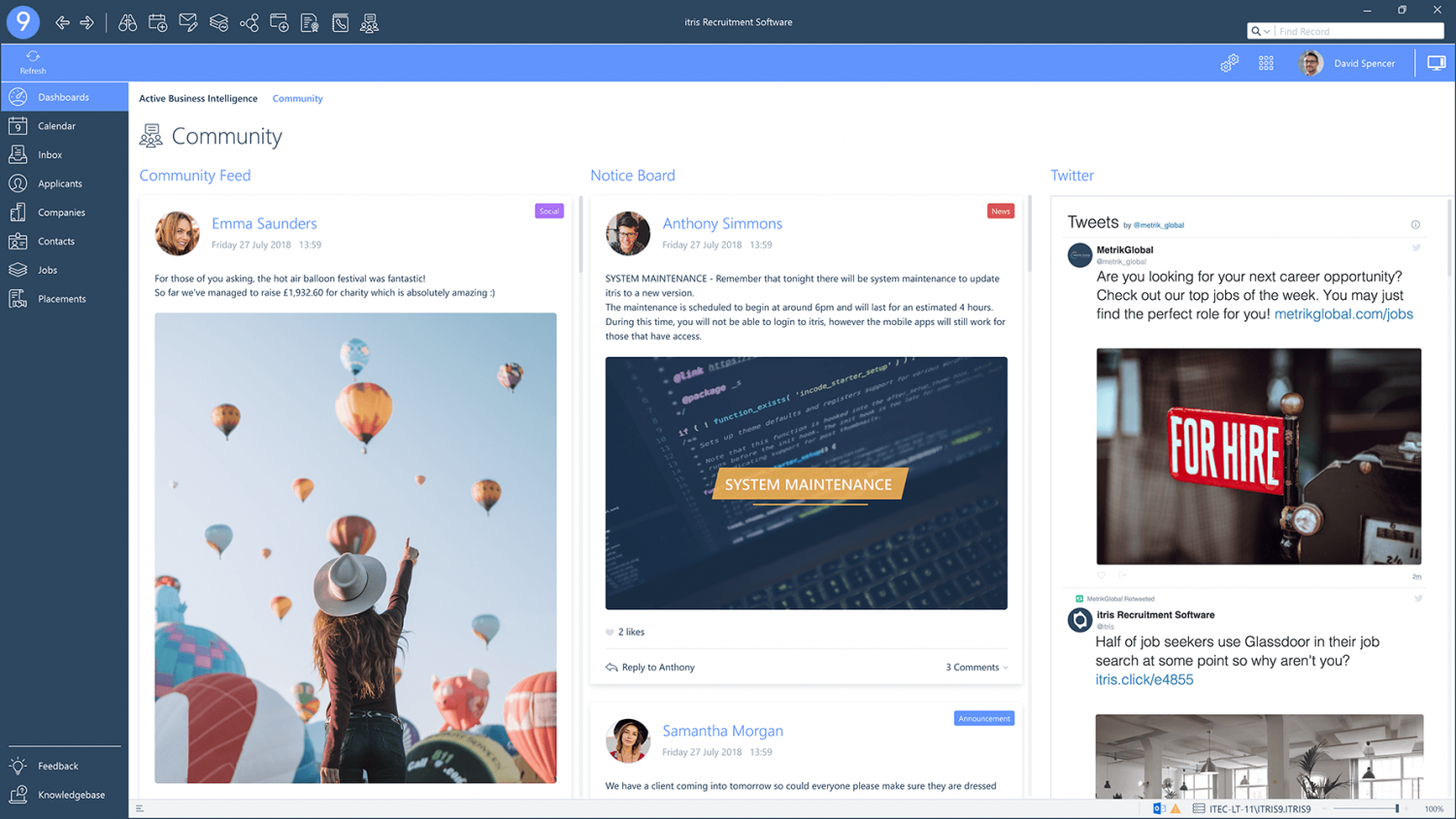 itris 9 community screenshot