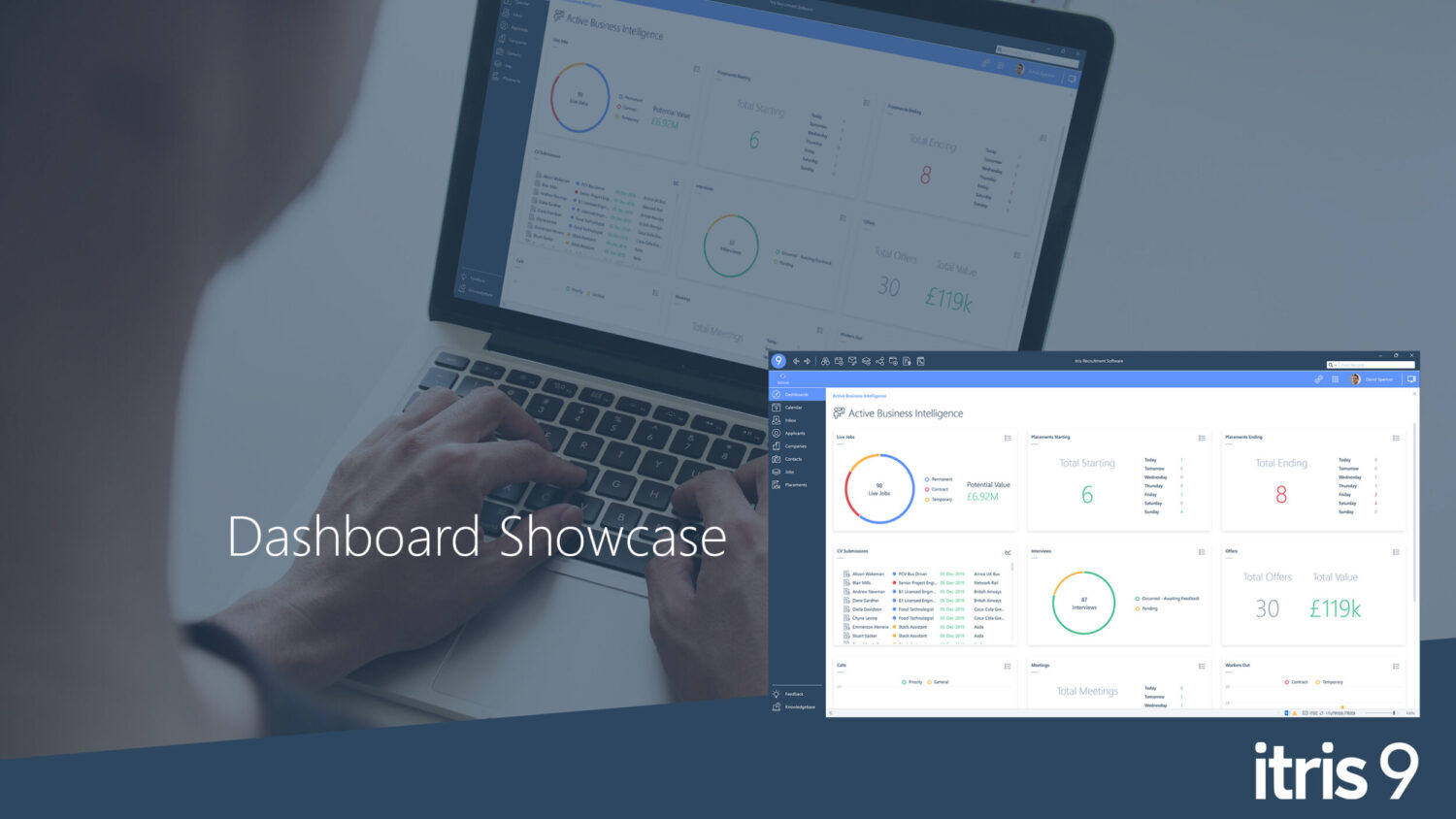Recruitment CRM software itris 9 | Dashboards | Showcase Video