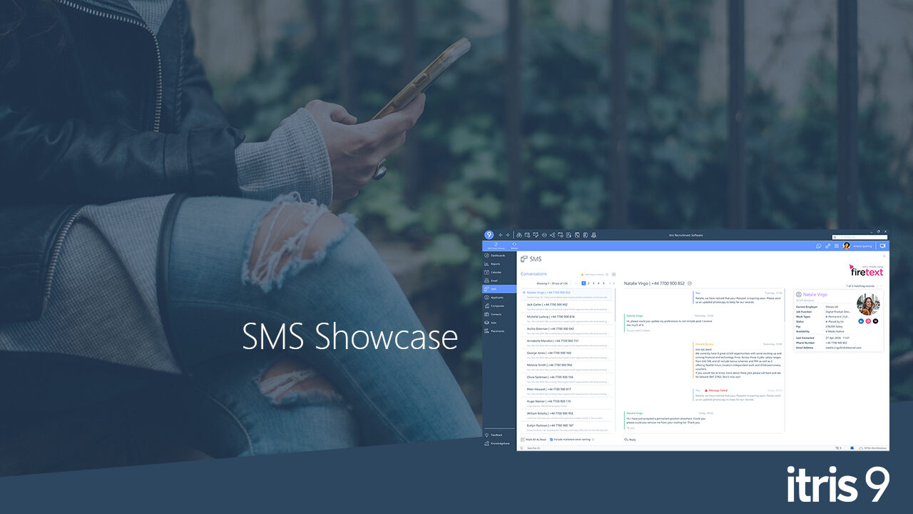 Recruitment CRM software itris 9 | SMS | Showcase Video