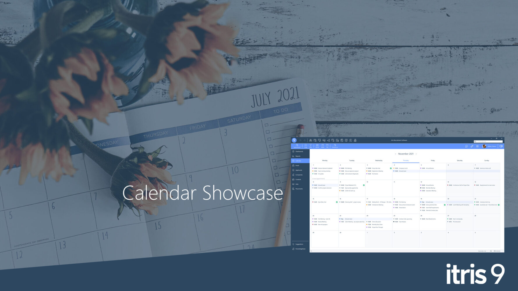 Recruitment CRM software itris 9 | Calendar | Showcase Video