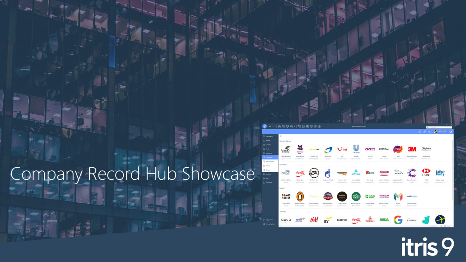 Recruitment CRM software itris 9 | Company Hub | Showcase Video