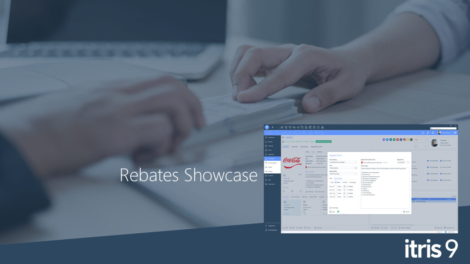 Recruitment CRM software itris 9 | Rebates | Showcase Video