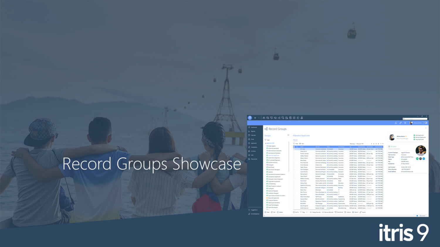 Recruitment CRM software itris 9 | Record Groups | Showcase Video