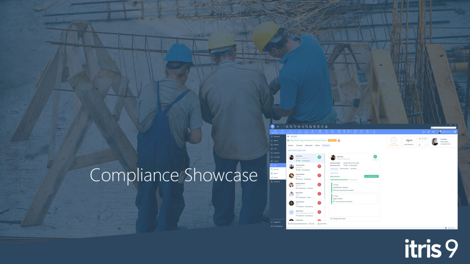Recruitment CRM software itris 9 | Compliance | Showcase Video