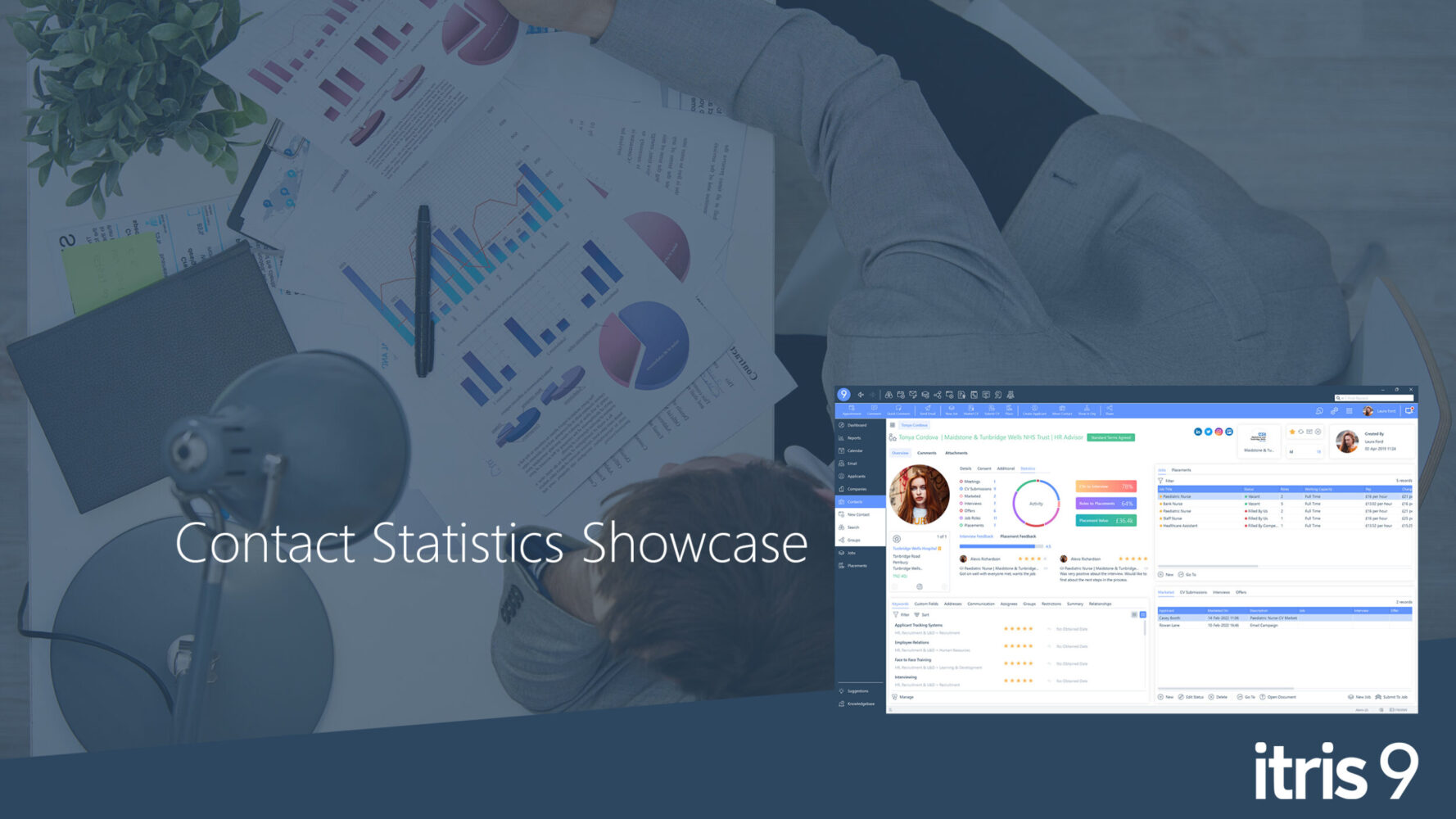 Recruitment CRM software itris 9 | Contact Statistics | Showcase Video