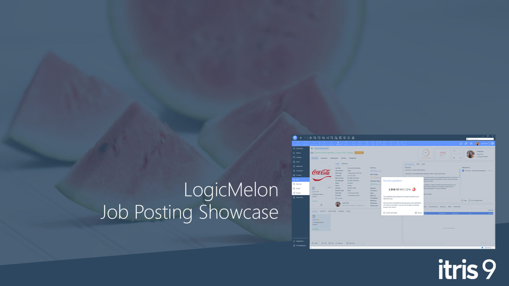 Recruitment CRM software itris 9 | LogicMelon | Showcase Video