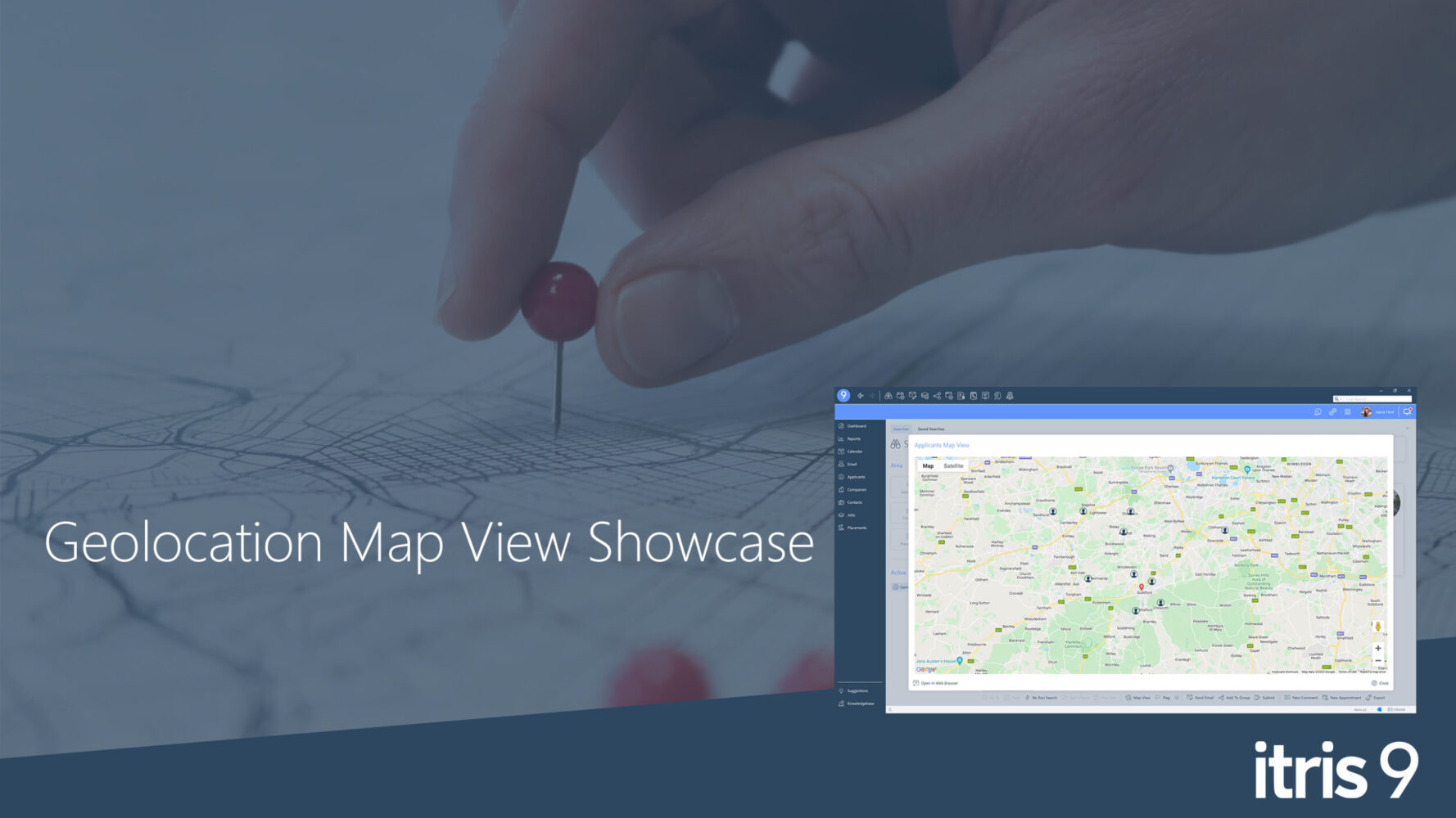 Recruitment CRM software itris 9 | Maps | Showcase Video